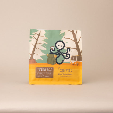 Tropical Mist Colombia experimental coffee, light roast whole bean coffee