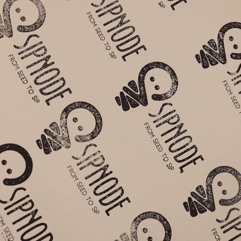 Sipnode brand logo pattern with From Seed to Sip tagline